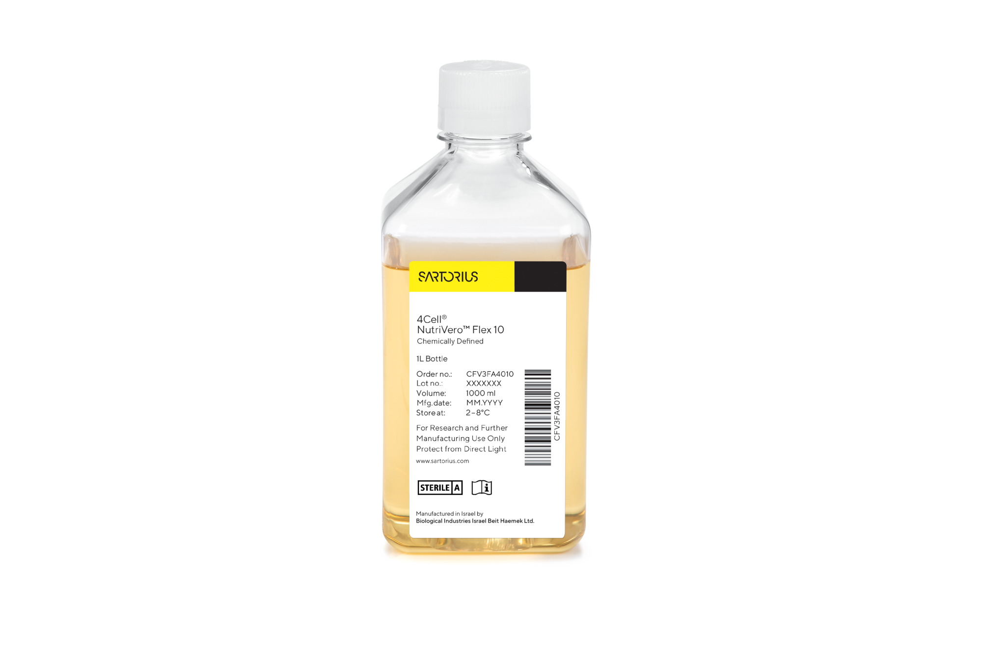 4Cell® NutriVero™ Flex 10 Media for cell proliferation - Sartorius Croatia