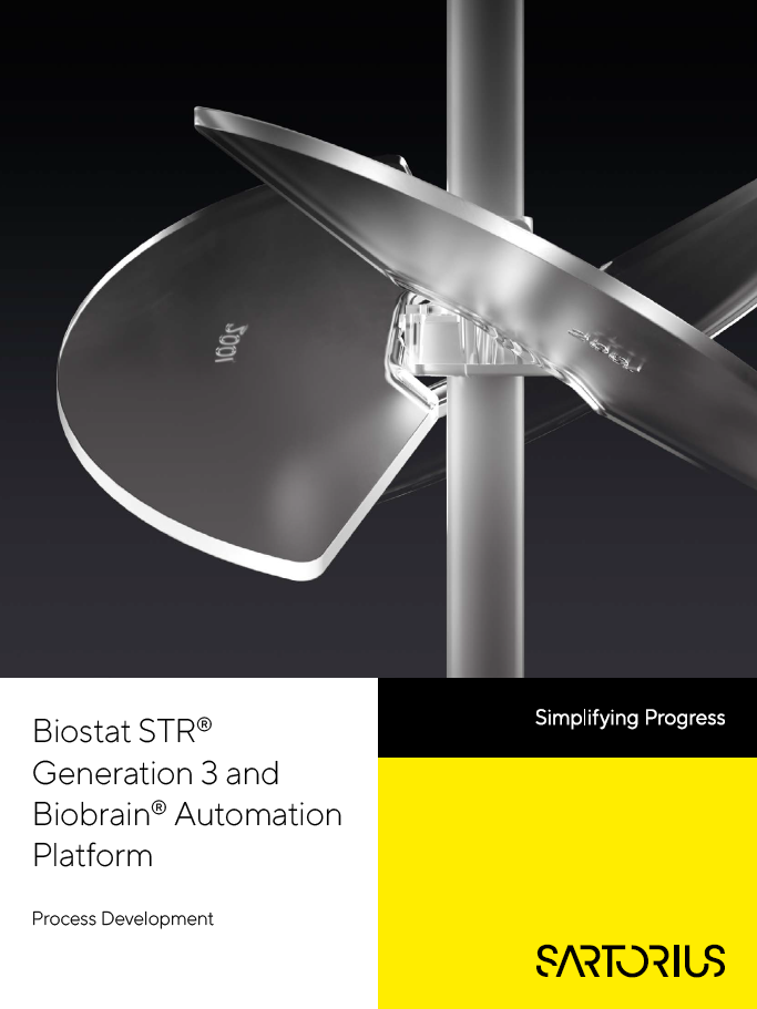 Process Development: Biostat STR® Generation 3 and Biobrain® Automation Platform  - Sartorius Croatia