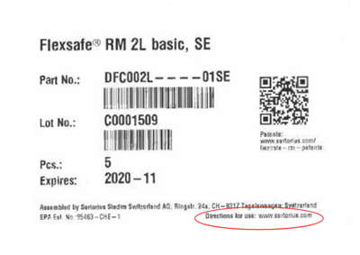 Product Label Change according to EPA regulations - Sartorius Croatia