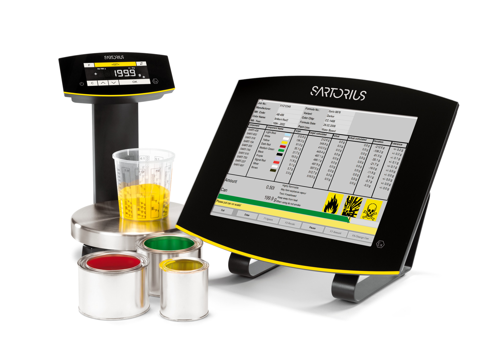 TopMix2.Touch terminal za mešanje barv - Sartorius Croatia