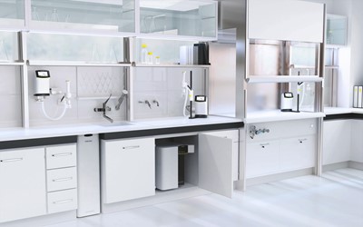 Arium® Smart Station: A compact unit for dispensing laboratory water - Sartorius Croatia
